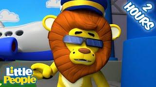 The Kids Have a Plane Ride | 2 Hours of Preschool Learning | Little People - Fisher Price