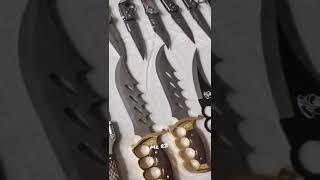 Knuckle Duster Knife️️ Amazing Weapons ️️ Gupti knife_ Indian Sword Market_ Khanjar Chaku knife