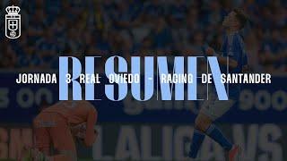 Resumen Real Oviedo - Racing de Santander Jornada 3 2024/2025