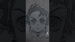 Tanjiro Kamado #demonslayer #tanjirokamado #tanjiro #animelover #animedrawing #viral