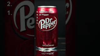 Top 5 most popular sodas in the world #shorts