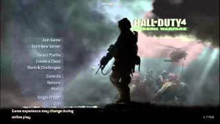 How to unlock all weopens in COD4 HD