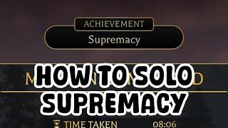 How To Solo Supremacy Achievement And Get Crown Artifact In Attack On Titan Revolution