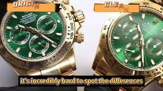 Rolex Daytona Green Dial VS Clean Version