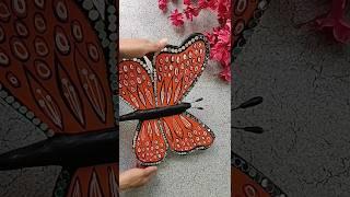 How to make flaing Butterfly wallputti Butterfly.#urmidiydelight #diycraft #shortvideo #shortviral