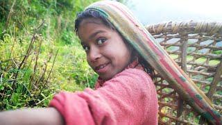 dhame's daughter working || village real life in Nepal || rural Nepal @ruralnepall