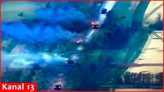 Large-scale Russian attack fails: 15 armored vehicles, motorcycles were crushed