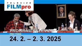 Program televize FILMpro 24. 2. – 2. 3. 2025