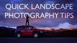 9 Landscape Photography Tips in Under 7 Minutes!