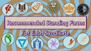 Warframe | Recommended Standing Farms For Each Syndicate!