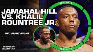 Best bets for #UFCBaku  Jamahal Hill vs. Khalil Rountree Jr. | ESPN MMA