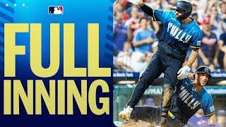 WILD 7TH INNING: The Phillies score 6 runs including 2 in one of the WILDEST PLAYS YOU'LL SEE!