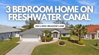 3 Bedroom Florida Home on Freshwater Canal | 204 Long Meadow Lane, Rotonda West, FL 33947