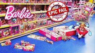 Shopping cart Barbies 10 minute challenge FAIL