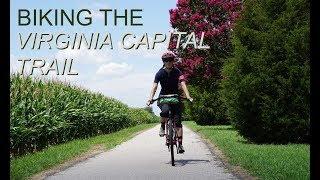 Biking the Virginia Capital Trail. Day 1 Richmond to Charles City