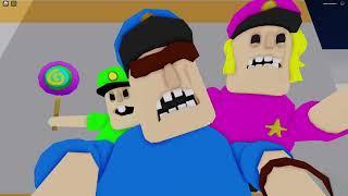 POLICE FAMILY ESCAPE! SCARY OBBY ROBLOX #roblox #obby