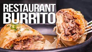 A RESTAURANT-STYLE BURRITO THAT'S ABOUT TO BLOW YOUR MIND  | SAM THE COOKING GUY