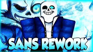 THE SANS REWORK EXPERIENCE + SHOWCASE IN A UNIVERSAL TIME! | ROBLOX