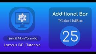 25#   Lazarus Tutorial   Using a TColorListBox and TColorListBox