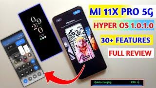 mi 11x pro 5G hyper OS 1.0.1.0 full features review 30+ new features with hyper OS update