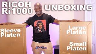 Ricoh Ri1000 Sleeve Platen, Small Platen and Large Platen Unboxing