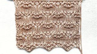 Incredibly beautiful openwork pattern  For knitting jumpers, stoles