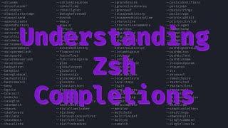 Understanding #Zsh Completions