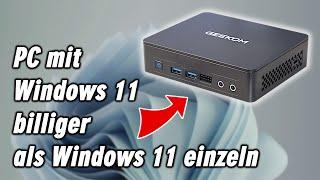 Dieser PC ist billiger als eine Windows 11 Lizenz - Geekom Air12 Lite Mini PC