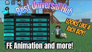 [FE] Animation Script, Trolling and Emote | Best Animation Hub Script |Roblox Executor Mobile and Pc