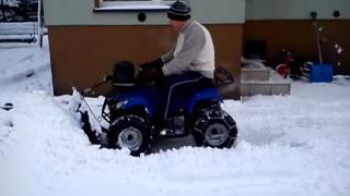 quad 125 odśnieżanie cz.1