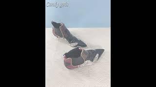 MORCHALO WESTERNER DESIGN STILETTO CHELSEA WOMEN'S BOOTS #womensboots  #heeledboots #womensshoes