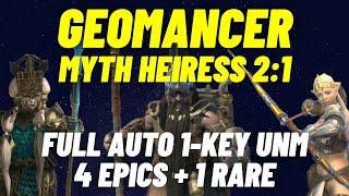 Geomancer "Myth Heiress" Unkillable 1-Key Clan Boss - No Legendaries, All Affinities, UNM/NM/Brutal