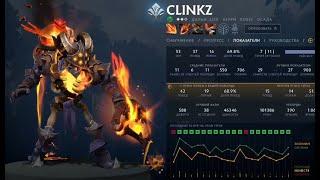 6К бустер спамит Клинкза на 2000 ММР - Clinkz Dota 2 boost gameplay