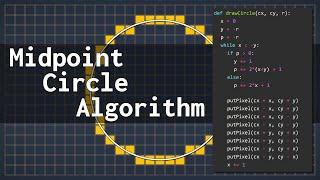 The Midpoint Circle Algorithm Explained Step by Step