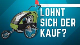 SAMAX Fahrradanhänger ► Kinderfahrradanhänger für 2 Kinder im Test