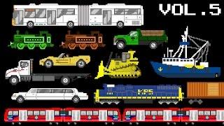 Vehicles Collection Volume 5 - Railway, Water, & Street Vehicles - The Kids' Picture Show