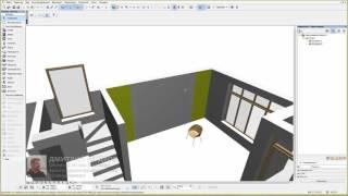 Как сделать отделку стен в архикаде 2 - дизайн дома в архикаде 15/26