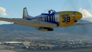 MSFS - Reno Air Race Training Flight With The Pros - Unlimited Class - Last Lap Pass