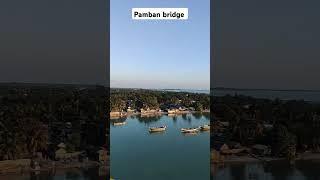 Pamban bridge rameshwaram#shorts #ytshorts  #pambanisland #pambanbridge #rameshwaram #travel #india