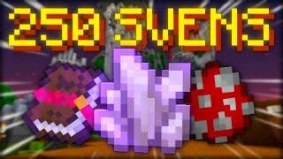 LOOT FROM 250 TIER 4 SVEN PACKMASTER’S! (Hypixel Skyblock)