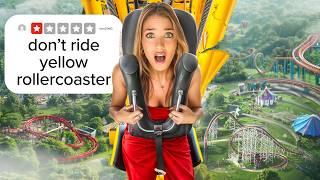 I Survived The Worst Rated Theme Parks!