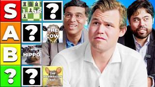 MAGNUS, HIKARU, VISHY RANK HILARIOUS MEME CHESS OPENINGS!