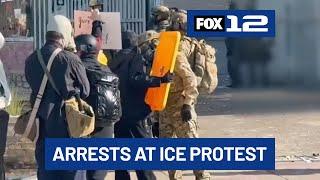 3 arrests at Portland ICE building; 1 person faces federal charges, FBI says
