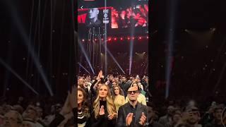 Jason Statham and his wife Huntington-Whiteley at Usyk vs Fury 2 fight