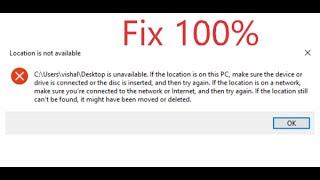 Laptop/PC Fix Error Location is Not Available?