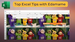 Excel Top Tips with Edamame Song