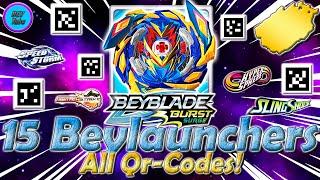 All BEYLAUNCHERS Qr-Codes | ВСЕ QR-КОДЫ BEYLAUNCHERS - Beyblade Burst Surge