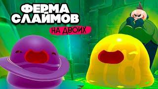 Slime Rancher НА ДВОИХ #11 - ОГНЕННАЯ БУРЯ и НОВЫЕ СЛАЙМЫ