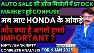 NIFTY TOMORROW PREDICTION 6 JANUARY MONDAY | BANK NIFTY ANALYSIS | NIFTY / BANK NIFTY TOMORROW