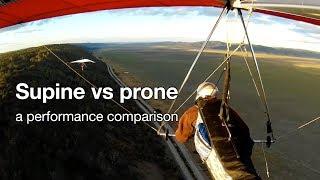 Supine hang gliding — performance comparison